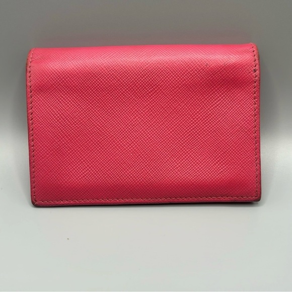PRADA BOW PINK CARDHOLDER - Picture 2 of 9